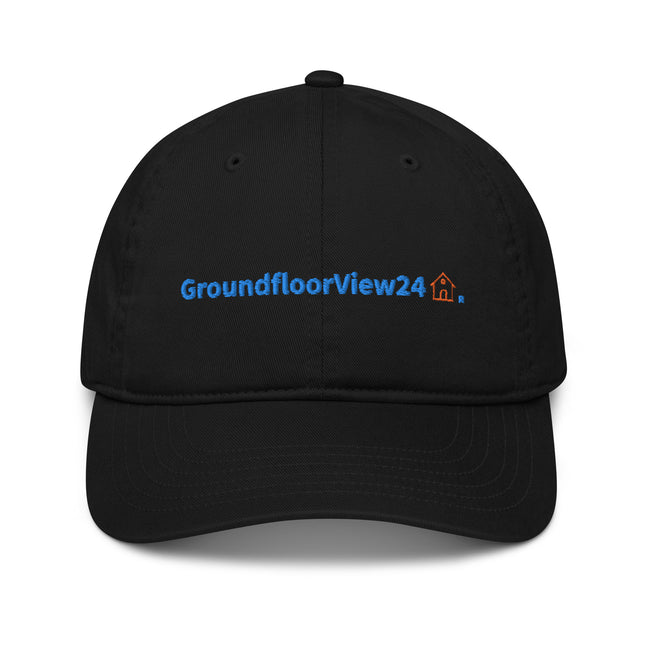 France Organic dad hat GroundfloorView24 with 3 Logos.