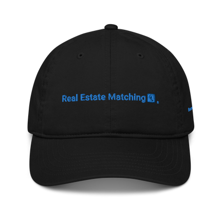 Bosnia and Herzegovina Organic dad hat Real Estate Matching with 3 Logos.