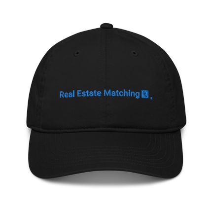 Spain Organic dad hat Real Estate Matching with 3 Logos.