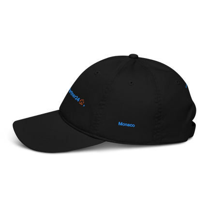 Monaco Organic dad hat Real Estate Partner24 with 3 Logos.
