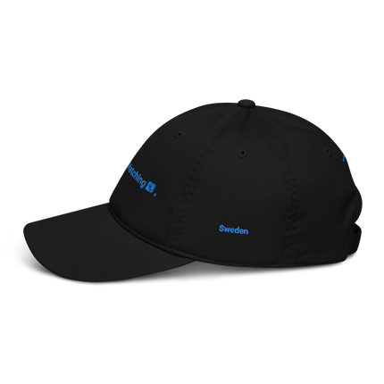 Sweden Organic dad hat Real Estate Matching with 3 Logos.