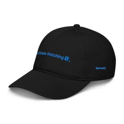 Germany Organic dad hat Real Estate Matching with 3 Logos.