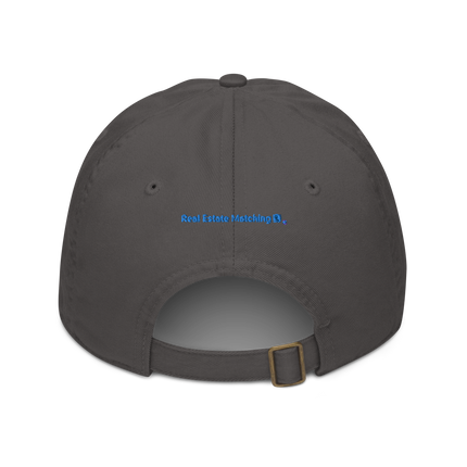 Estonia Organic dad hat Real Estate Matching with 3 Logos.