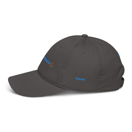 France Organic dad hat GroundfloorView24 with 3 Logos.
