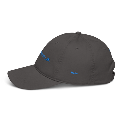 Malta Organic dad hat Real Estate Matching with 3 Logos.
