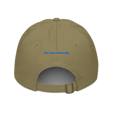 Greece Organic dad hat Real Estate Matching with 3 Logos.