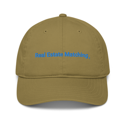 Malta Organic dad hat Real Estate Matching with 3 Logos