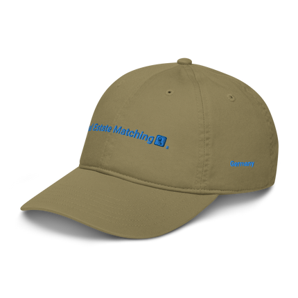Germany Organic dad hat Real Estate Matching with 3 Logos.