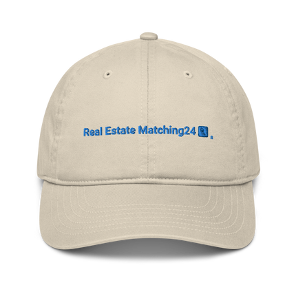 Latvia Organic dad hat Real Estate Matching24 with 3 Logos.