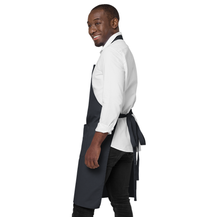 Organic cotton apron with Real Estate Matching24 Logo