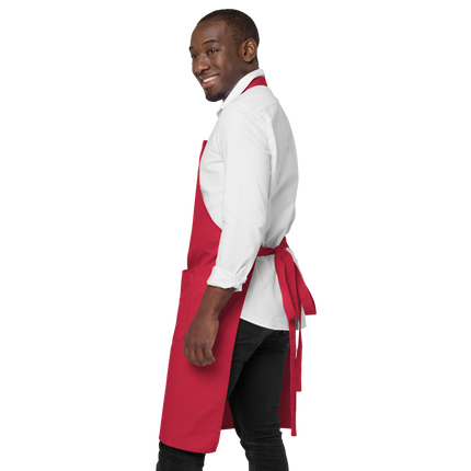 Organic cotton apron with Groundfloor24 Logo