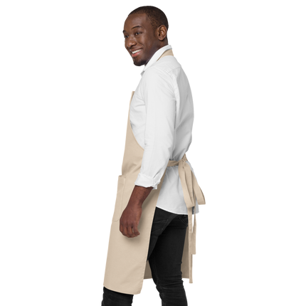 Organic cotton apron with Real Estate Partner24 Logo