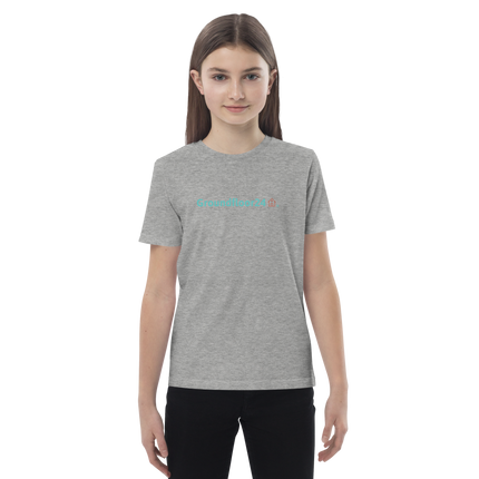 Organic cotton kids t-shirt with Groundfloor24 Logo