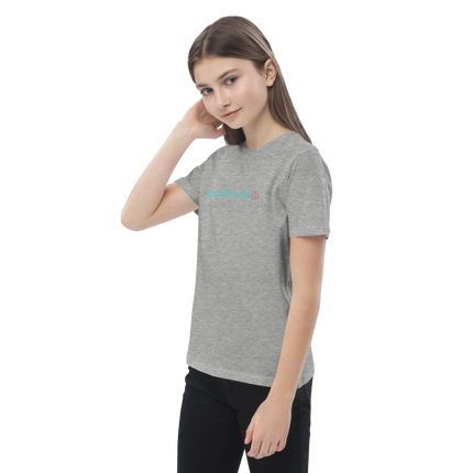 Organic cotton kids t-shirt with Groundfloor24 Logo