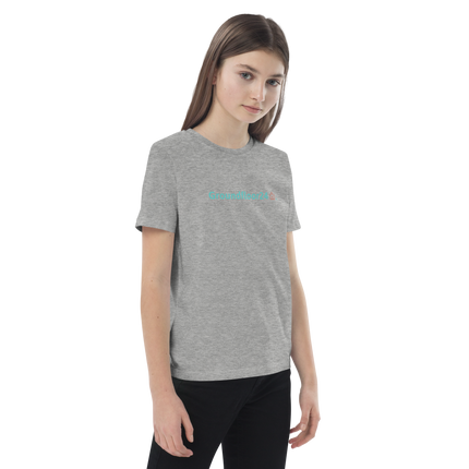 Organic cotton kids t-shirt with Groundfloor24 Logo