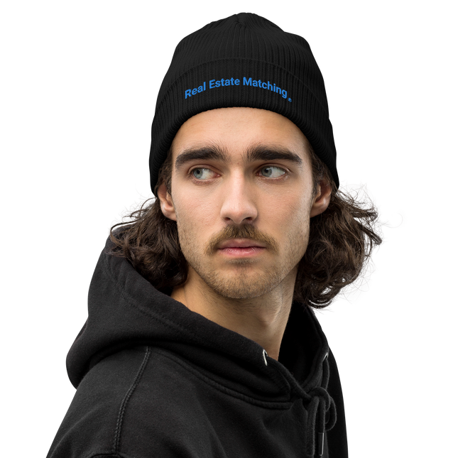 Organic ribbed beanie