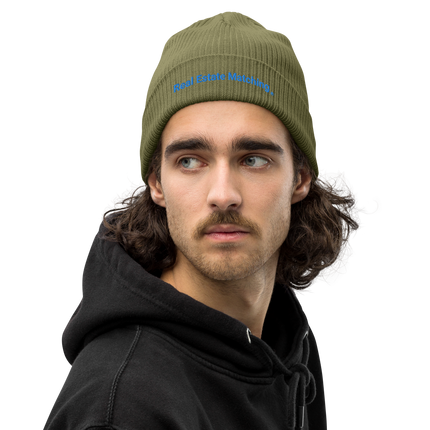 Organic ribbed beanie