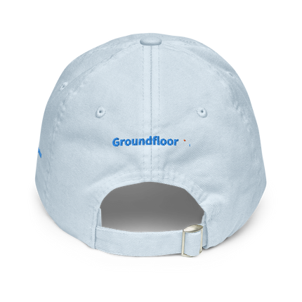 Bosnia and Herzegovina Pastel baseball hat Groundfloor with 3 Logos.
