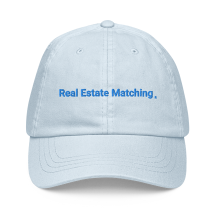 Bulgaria Pastel baseball hat Real Estate Matching with 3 Logos