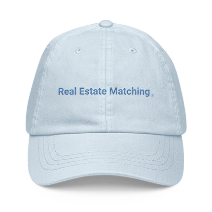 Lithuania Pastel baseball hat Real Estate Matching with 3 Logos