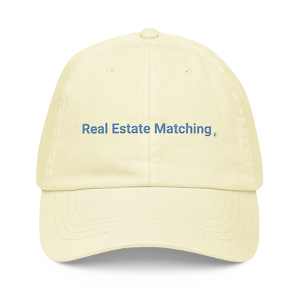 Lithuania Pastel baseball hat Real Estate Matching with 3 Logos