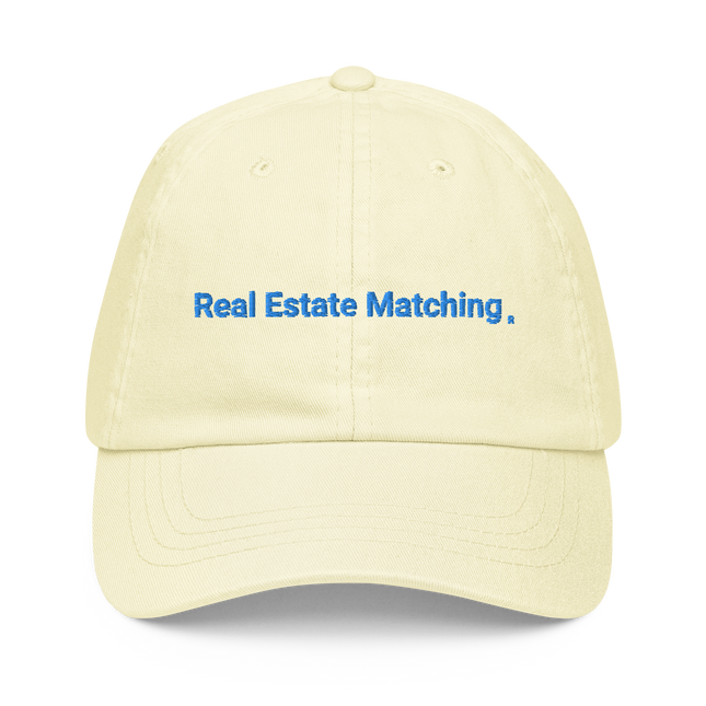 Montenegro Pastel baseball hat Real Estate Matching with 3 Logos