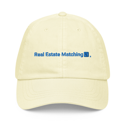 Belarus Pastel baseball hat Real Estate Matching with 3 Logos.