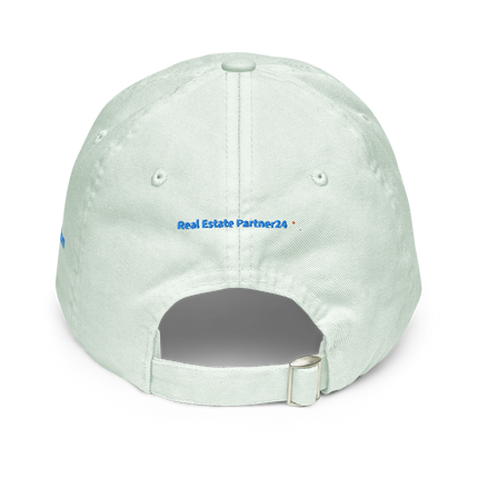 United Kingdom Pastel baseball hat Real Estate Partner24 with 3 Logos.
