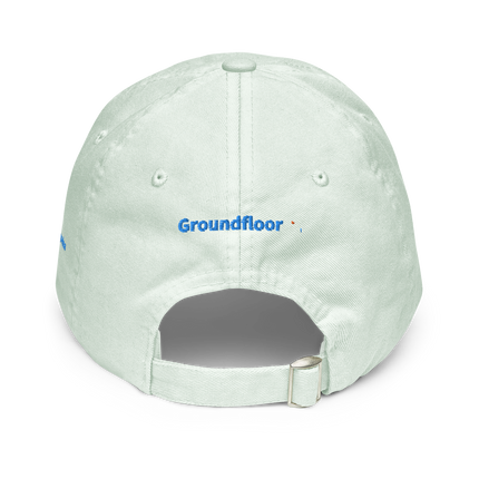 Bosnia and Herzegovina Pastel baseball hat Groundfloor with 3 Logos.