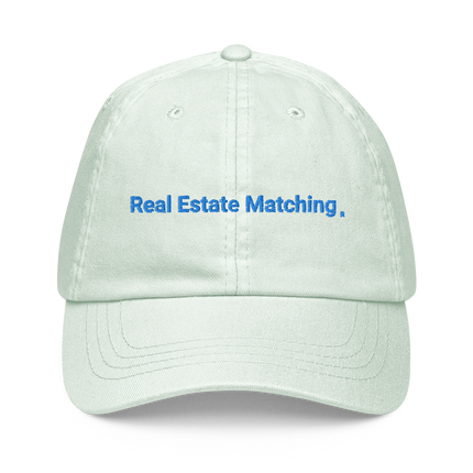 Cyprus Pastel baseball hat Real Estate Matching with 3 Logos