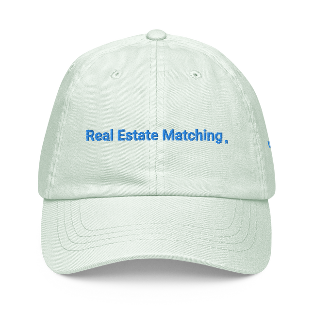 United Kingdom Pastel baseball hat Real Estate Matching with 3 Logos