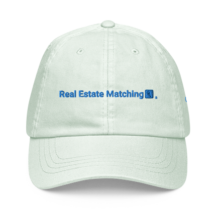 Czech Republic Pastel baseball hat Real Estate Matching with 3 Logos.