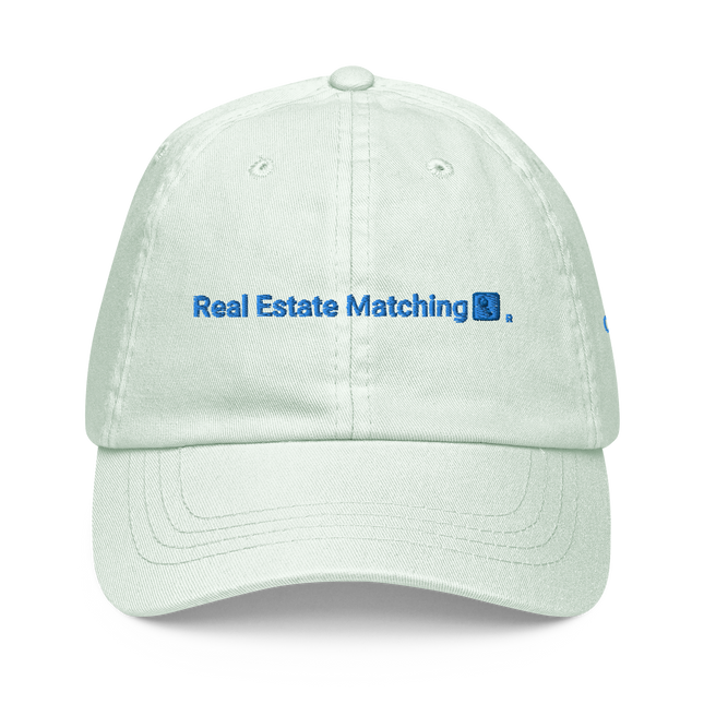 Czech Republic Pastel baseball hat Real Estate Matching with 3 Logos.