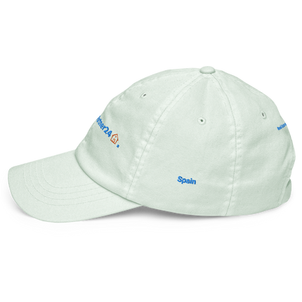 Spain Pastel baseball hat Real Estate Partner24 with 3 Logos.