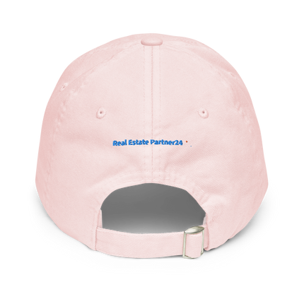 Poland Pastel baseball hat Real Estate Partner24 with 3 Logos.