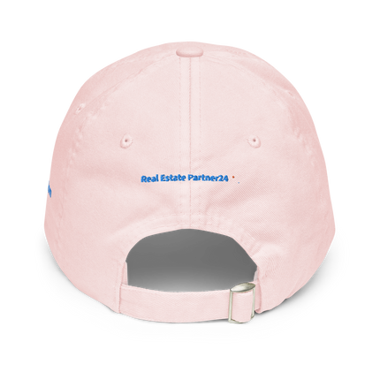 United Kingdom Pastel baseball hat Real Estate Partner24 with 3 Logos.