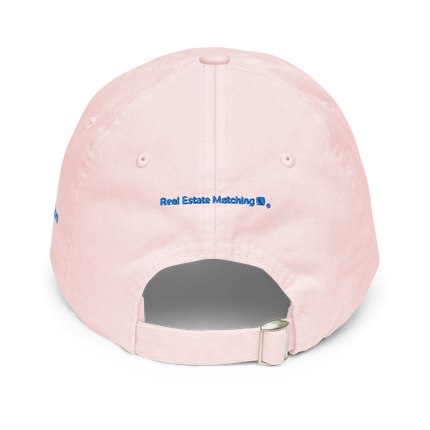 United Kingdom Pastel baseball hat Real Estate Matching with 3 Logos.