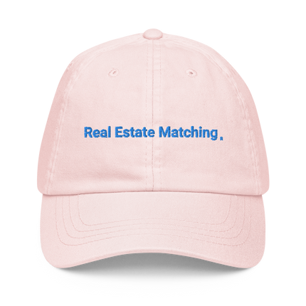 Estonia Pastel baseball hat Real Estate Matching with 3 Logos