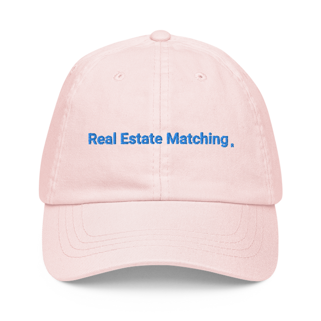 Germany Pastel baseball hat Real Estate Matching with 3 Logos