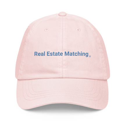 Lithuania Pastel baseball hat Real Estate Matching with 3 Logos