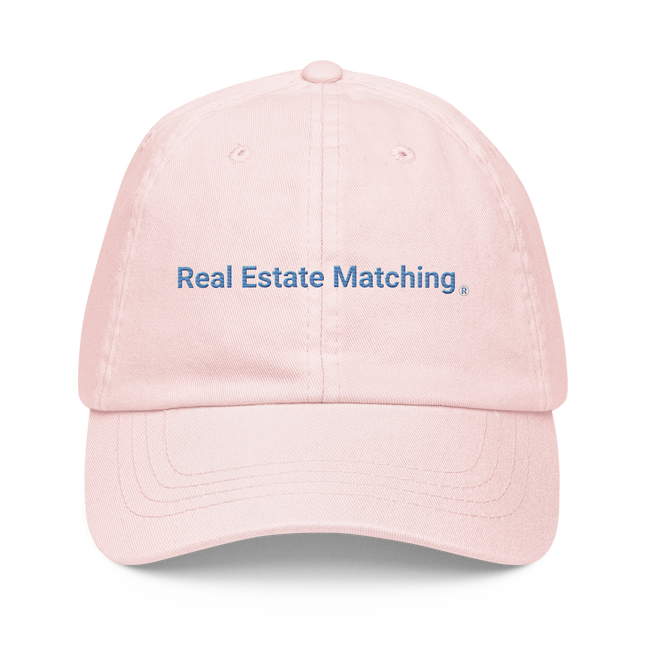 Lithuania Pastel baseball hat Real Estate Matching with 3 Logos