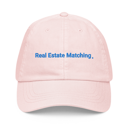 Norway Pastel baseball hat Real Estate Matching with 3 Logos