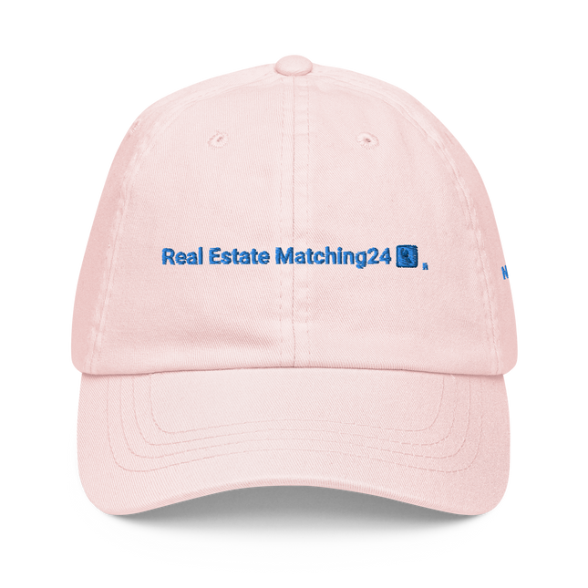 North Macedonia Pastel baseball hat Real Estate Matching24 with 3 Logos