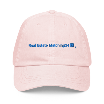 Monaco Pastel baseball hat Real Estate Matching24 with 3 Logos