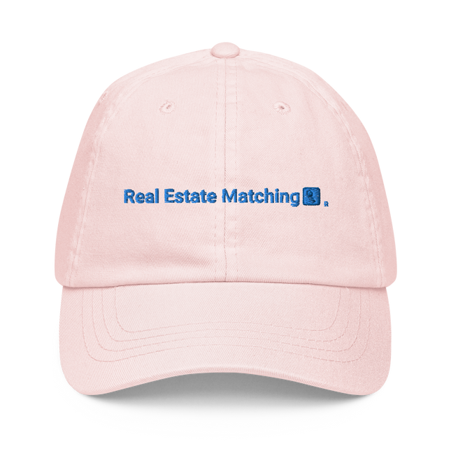 Moldova Pastel baseball hat Real Estate Matching with 3 Logos.