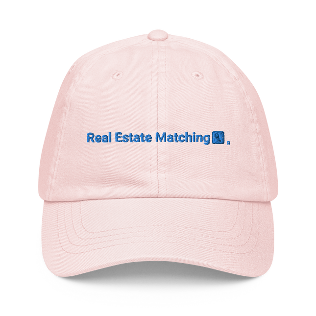 Switzerland Pastel baseball hat Real Estate Matching with 3 Logos.