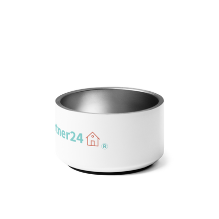 Pet bowl with Real Estate Partner24 Logo