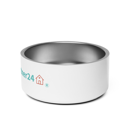 Pet bowl with Real Estate Partner24 Logo