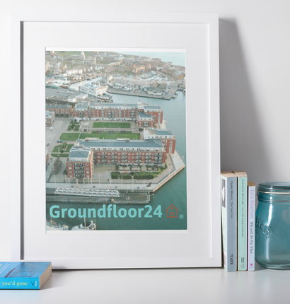 Nice City Framed poster with Groundfloor24 with House Logo