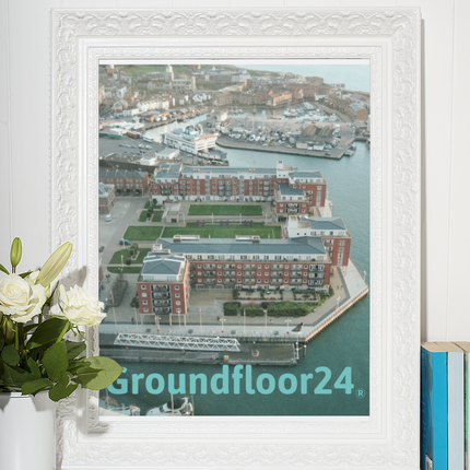 Nice City Framed poster with Groundfloor24 without House Logo